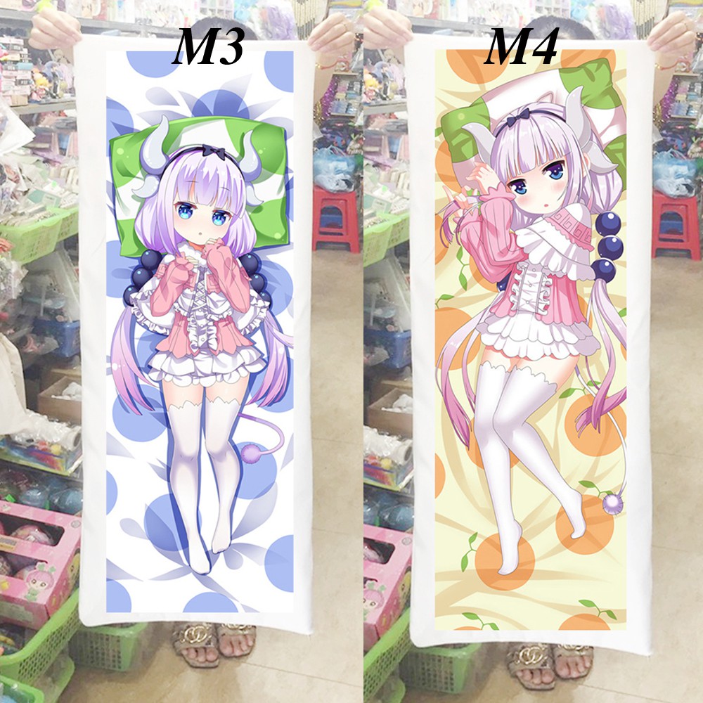 Gối ôm dài Kanna Kamui - Miss Kobayashi Dragon Maid 1mx40cm (Tặng 1 poster hoặc 1 huy hiệu)