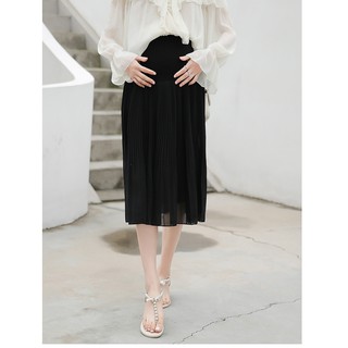 Chân Váy Bầu Xếp Ly CVb37