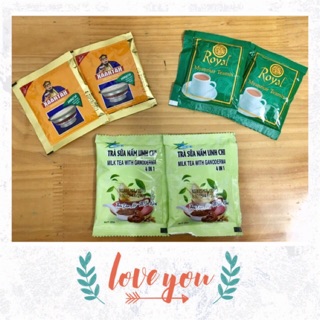 Set Mix 3 loại trà sữa siêu Hot (Trà sữa Nấm linh chi, Trà sữa Mông Cổ, Trà sữa Myanmar) 6 gói
