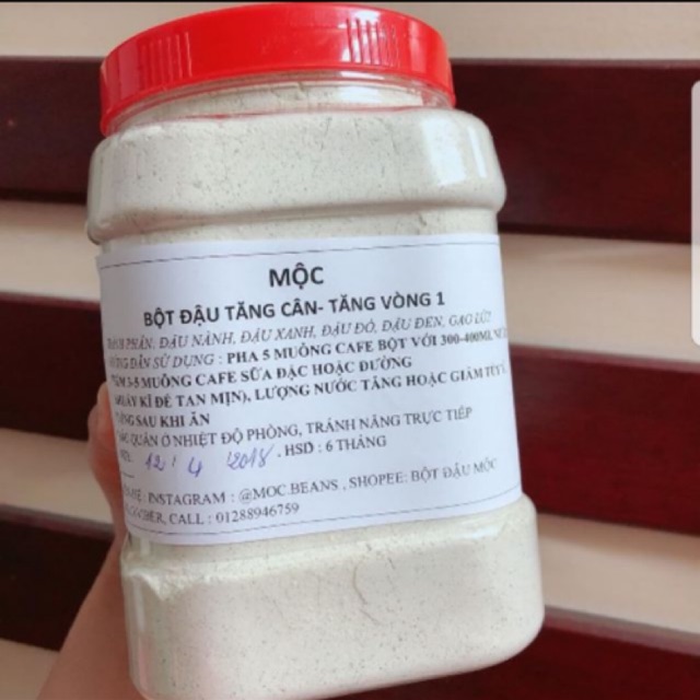 1.2kg BỘT ĐẬU GIẢM CÂN, TĂNG CÂN MỘC