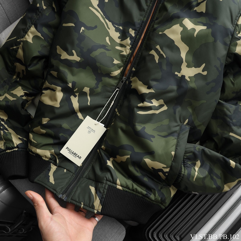 Aó khoác gió bomber Pb hàng Vnxk (áo 3 lớp trần bông,lớp gió ngoài chống nước)