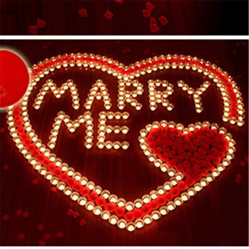 Bộ 12 Đèn Led Hình Cây Nến Dùng Pin Trang Trí Tiệc Cưới