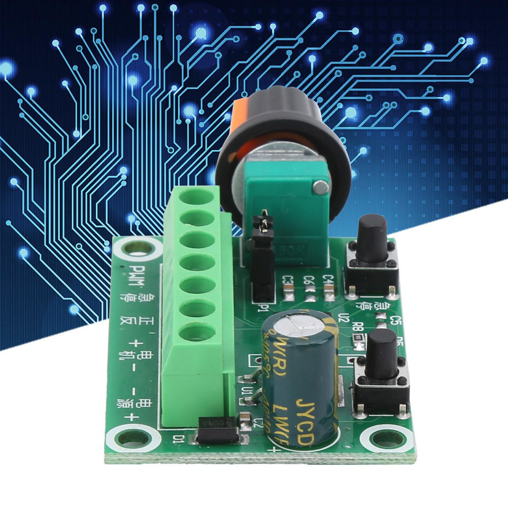 [Xiyijia] DC Brushless Motor Governor PWM Pulse Width Modulator CW CCW Stepless Speed Controller DC6‑30V