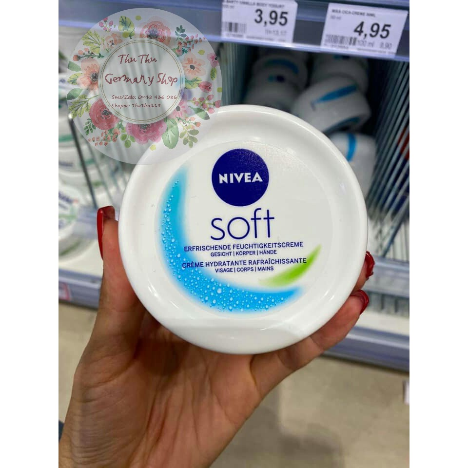Kem dưỡng ẩm Nivea Soft nội địa Đức