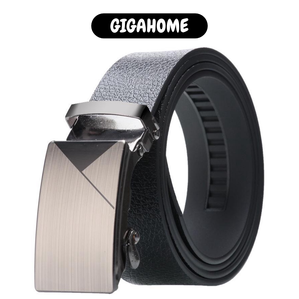 Dây Nịt Nam GIGAHOME Giả Da Mặt Vuông Lịch Lãm, Sành Điệu 6624