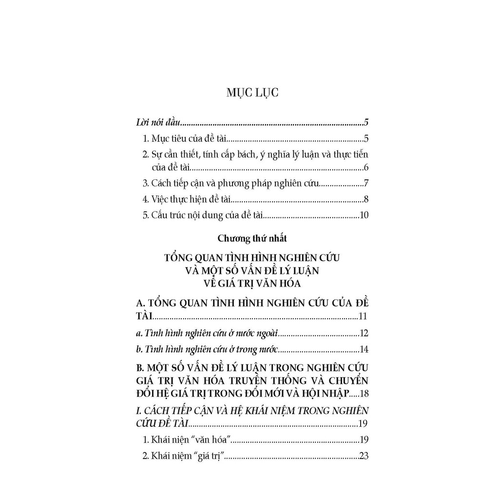 Sách - Hệ Giá Trị Văn Hóa Việt Nam