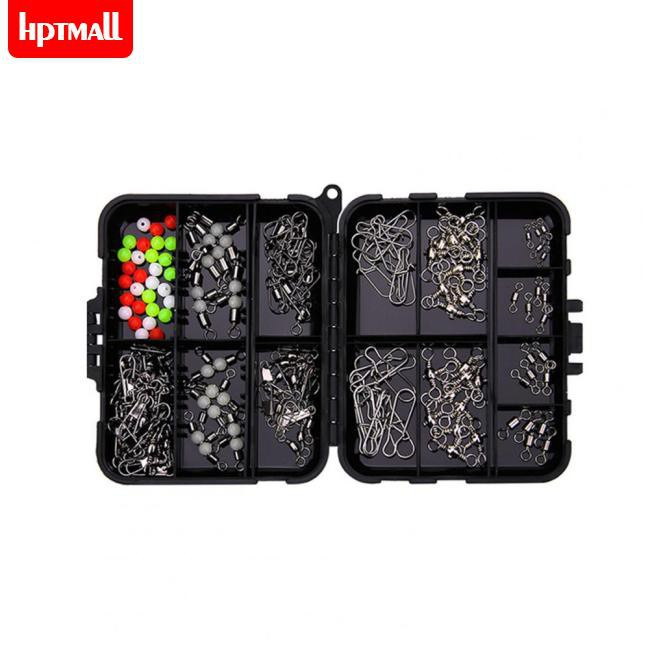 [NTO] 141pcs/set Fishing  Lure  Set Fishing Tools Accessory Set With Storage Box For Sea Rock Fishing