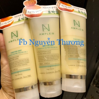 Tẩy da chết Bí đỏ Ample:n purifying shot pumpkin enzyme peeling gel