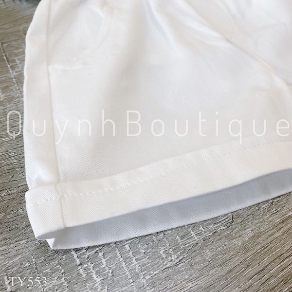 Quần áo sơ sinh [QUỲNH BOUTIQUE ] Set yếm mỏ neo cho bé (5-15kg)