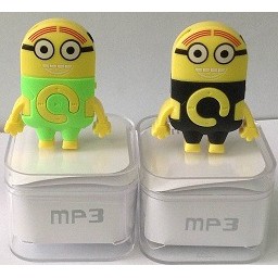 Máy Nghe Nhạc Mp3 Mini hoạt hình hình minion Hỗ Trợ Thẻ Nhớ Micro Sd Tf