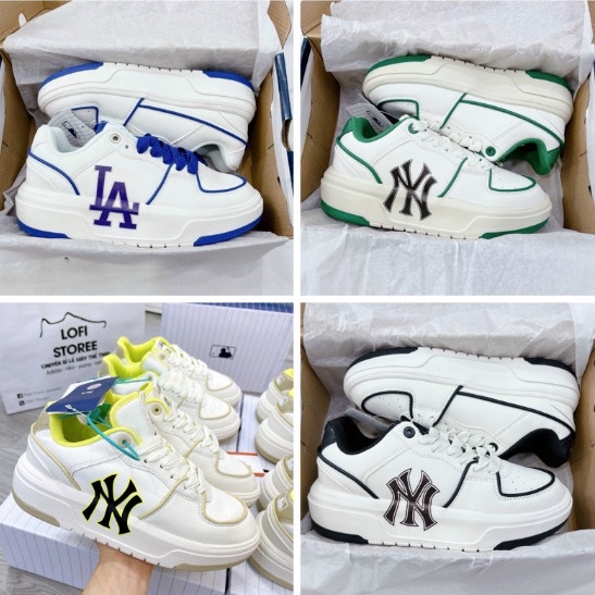 Giày MLB Chunky Liner NY New York Yankees Cổ Thấp Cực Kỳ Phong Cách Dễ Phối Đồ Nam nữ hót 2022
