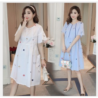 ĐẦM BÂU VÁY BẦU CÔNG  SỞ  PHỐI  REN . 2 MÀU