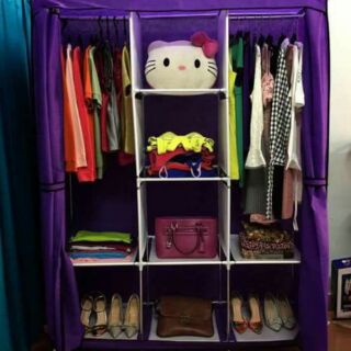 Tủ vải 3 buồng 8 ngăn