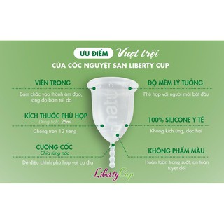 Cốc nguyệt san Liberty Cup SIZE 1