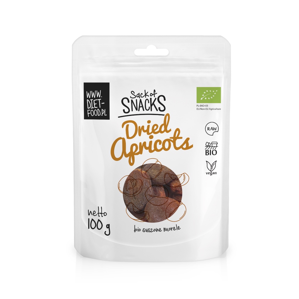 Mơ khô hữu cơ 250g Diet Food Organic Dried Apricots