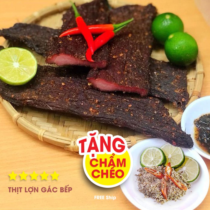 Thịt lợn gác bếp Tây Bắc  heo gac bep 500g