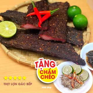 Thịt lợn gác bếp Tây Bắc [TẶNG Chẩm Chéo] heo gac bep 500g