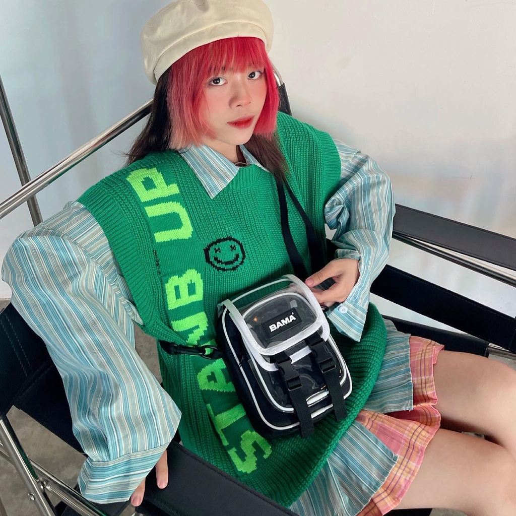 Túi đeo chéo thời trang BAMA mini bag local dành cho nam và nữ - Gin Store