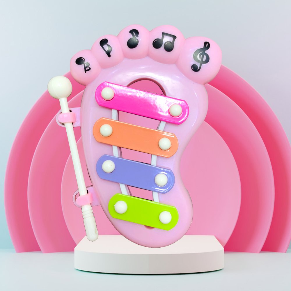 Combo 2 Món Đồ Chơi Đàn Mini Và Đàn Khung Gỗ Cho Bé Rèn Luyện Sự Khéo Léo Đôi Tay
