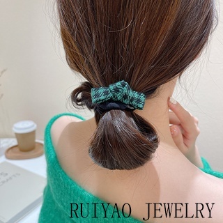 Dây Cột Tóc Co Giãn Đính Nơ Nhỏ Xinh Xắn Phong Cách Retro Hàn Quốc One Year Dongdaemun