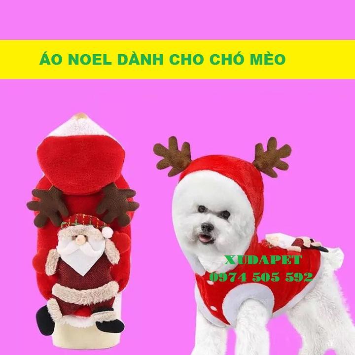 ÁO ÔNG GIÀ NOEL MỪNG GIÁNG SINH AN LÀNH CHO CHÓ MÈO XUDAPET – AOG9016