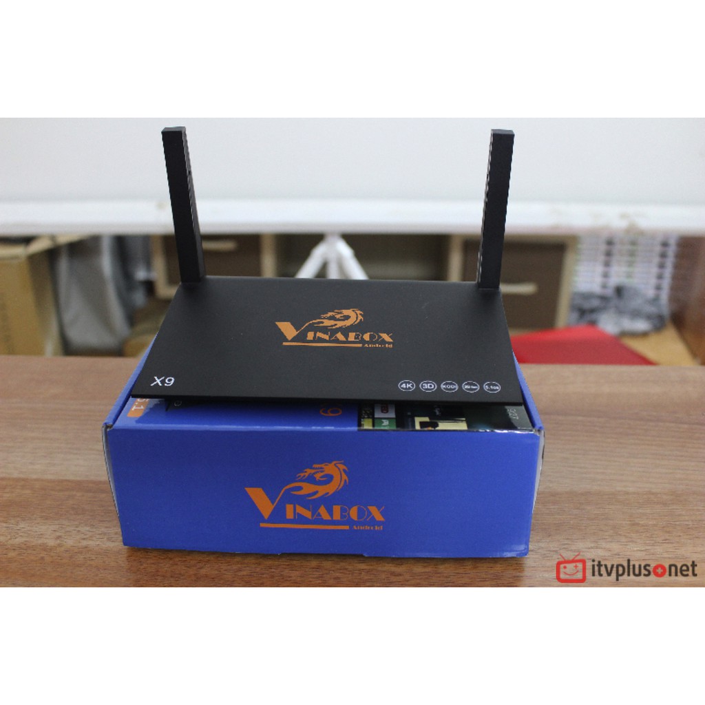 Tivi Box VINABOX X9 – RAM 2G, ANDROID 7.1.2 NOUGAT siêu hót