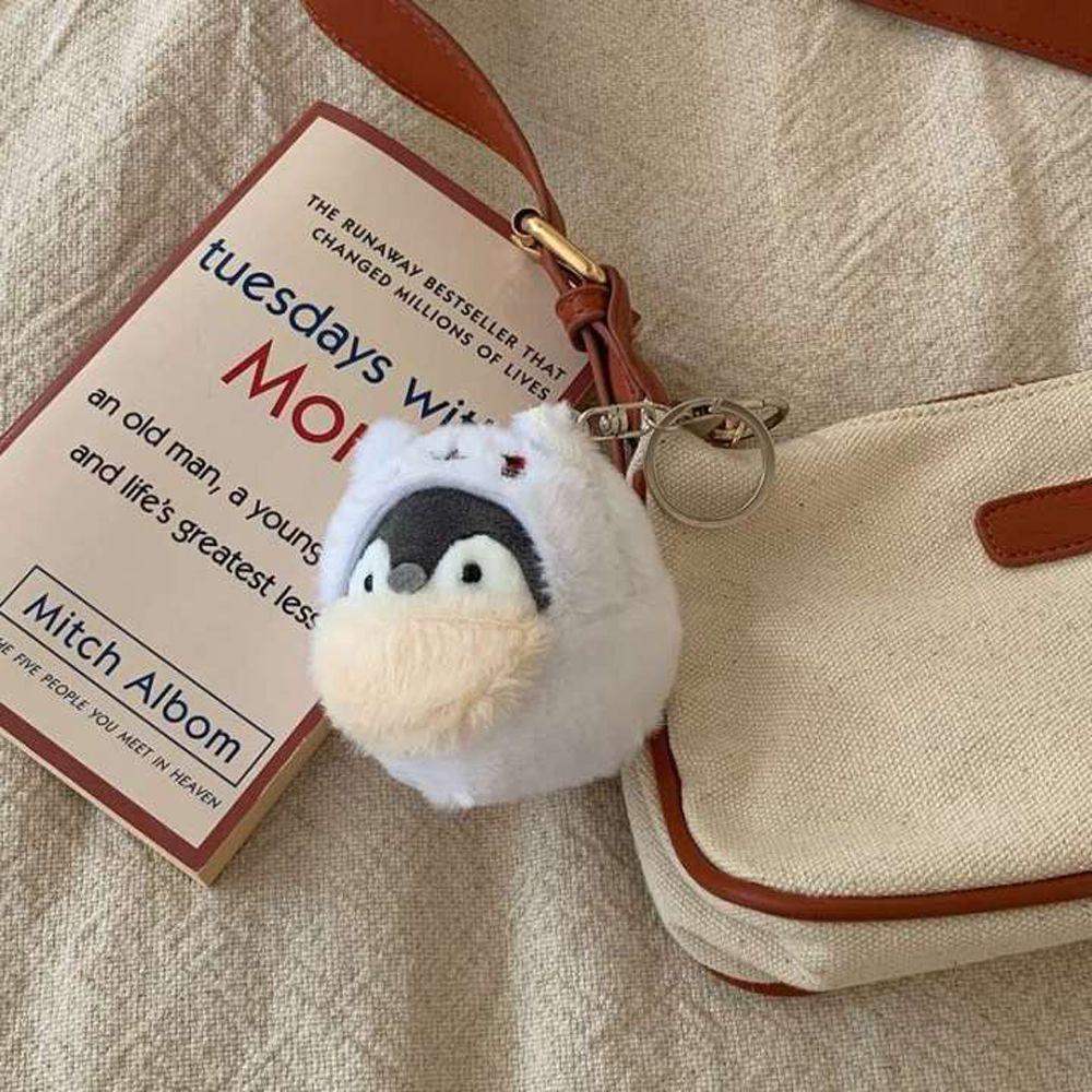 NICKOLAS Móc Treo Chìa Khóa Hình Mèo Nhồi Bông Sáng Tạo Thời Trang