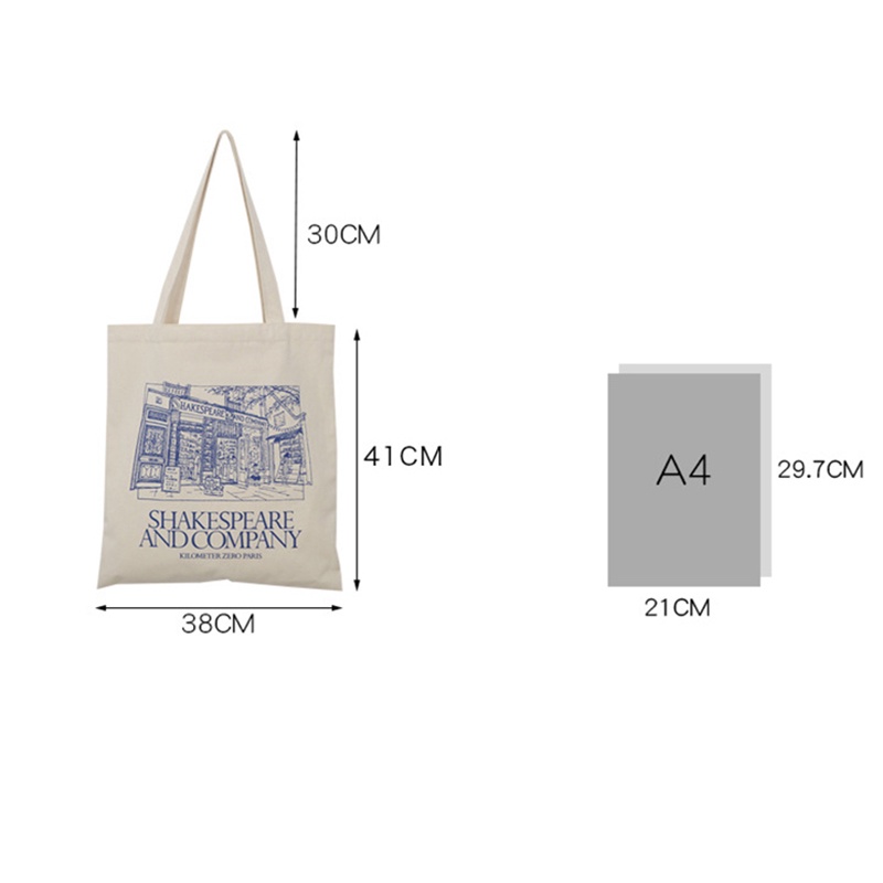 Yogodlns Túi Xách tote Đeo Vai Bằng Vải canvas In Hình shakespeare Sức Chứa Lớn Cho Nữ