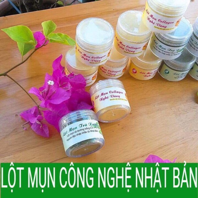 Lột Mụn Trà Xanh , Lột Mụn Nghệ