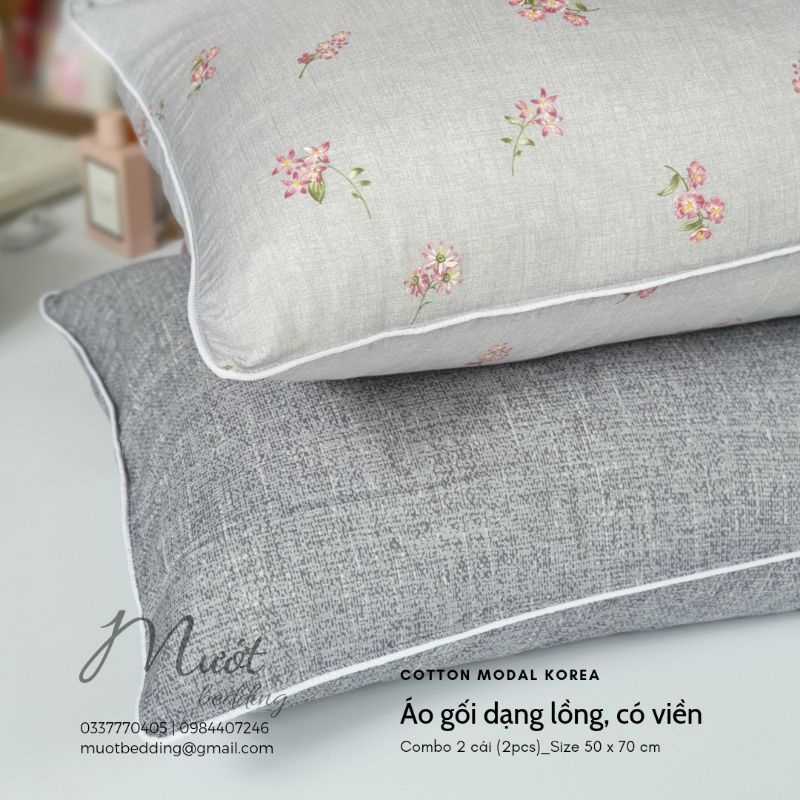 Áo gối nằm / Vỏ gối nằm 40x60, 50x70, chất liệu cotton / cotton modal / tencel... | BigBuy360 - bigbuy360.vn