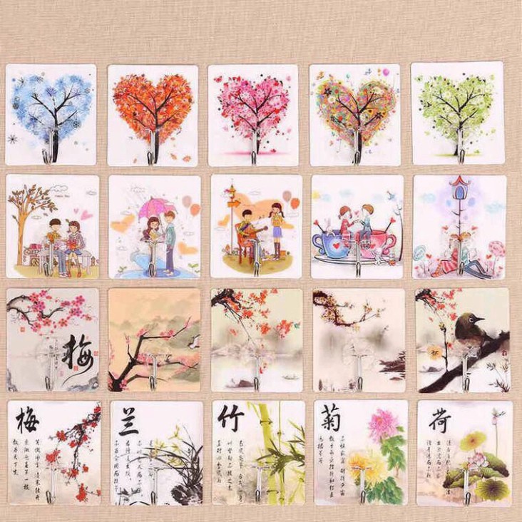 Móc Dán Tường Siêu Dính, Siêu Dễ Thương 88126 Shop Giao Hàng Nhanh