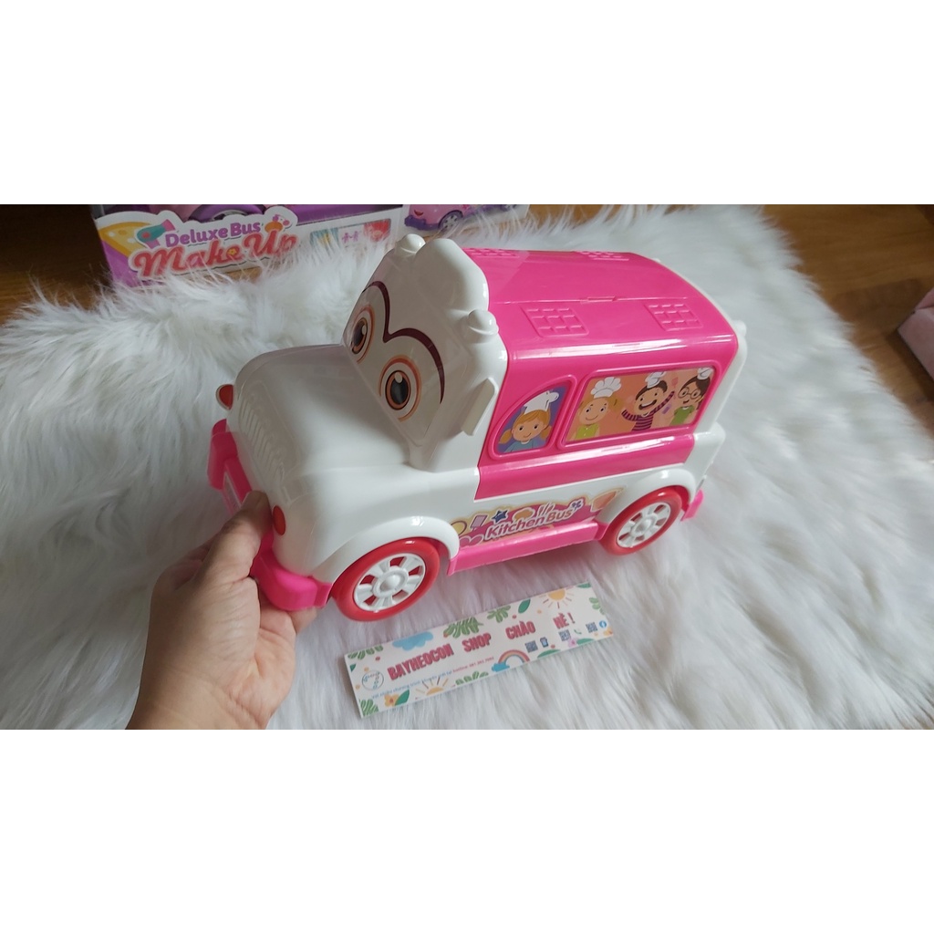 Đồ chơi HỘP XE BUS BẾP GAS ĐÔI Deluxe Bus Kitchen Tools