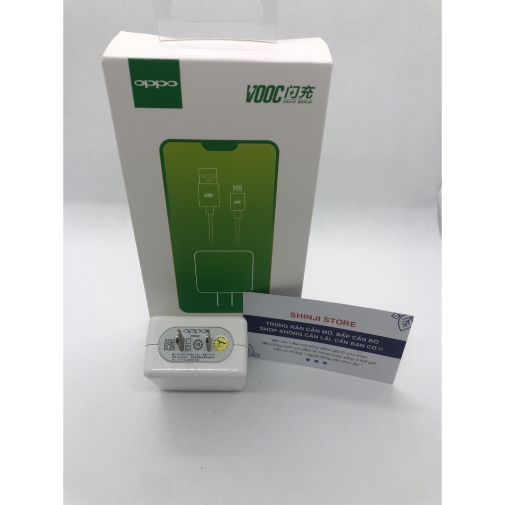 [FreeShip]  BỘ SẠC VOOC OPPO R15 - 5V 4A - Cam kết loại xịn - SẠC OPPO F9, F11 - Bảo Hành 12 Tháng