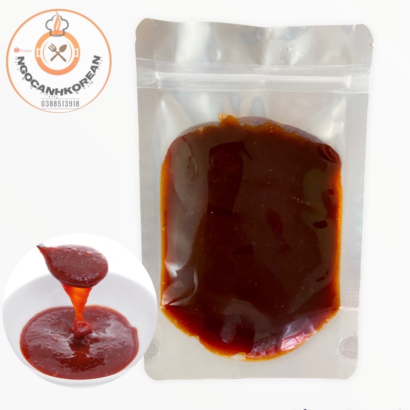 &lt;HOT&gt; Tương ớt Gochujang / Sốt sẵn nấu tokbokii Hàn Quốc 100gr vừa đủ nấu 500g bánh gạo