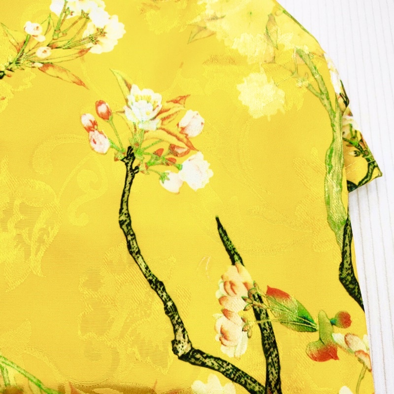 Áo GẤM VÀNG mặc TẾT dành cho thú cưng, Đồ mặc tết dành cho chó mèo LaLi Petfashion