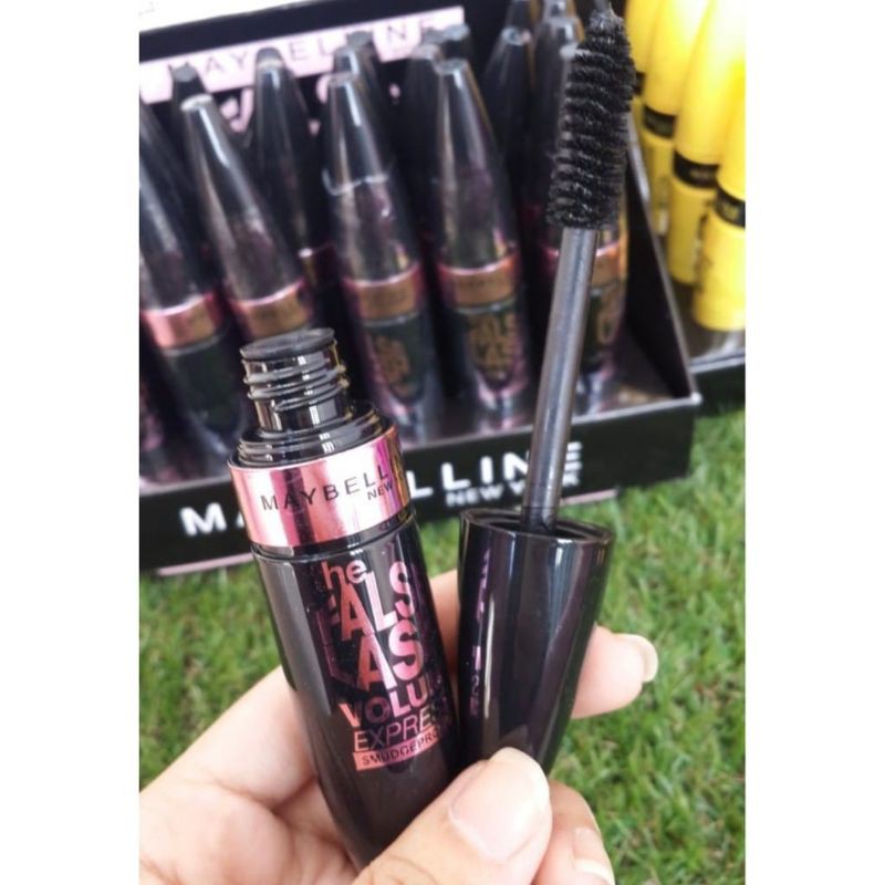 (hàng Mới Về) Mascara Maybelline Hypercurl Màu Đen / Bạc