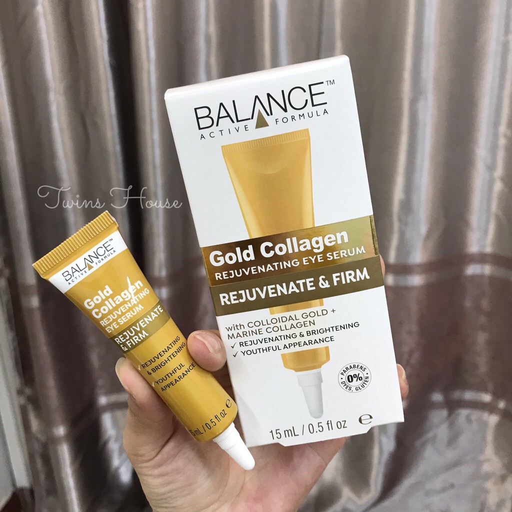 Kem Dưỡng Mắt Tái Tạo Da BALANCE Gold Collagen Rẹuvenating EYE Serum