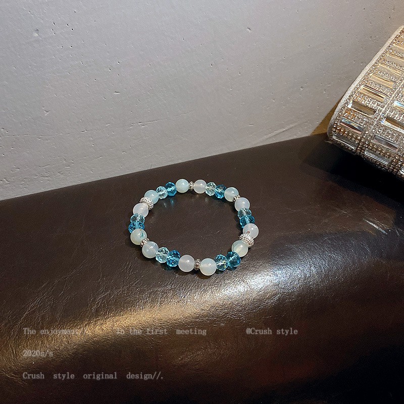 Vòng Tay Hai Lớp Đính Đá Pha Lê Tự Nhiên Thời Trang Phong Cách Dân Tộc | BigBuy360 - bigbuy360.vn