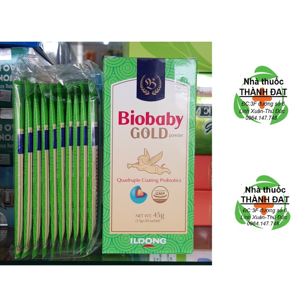 (date 09.2021) biobaby golg men vi sinh từ hàn quốc hộp 30 gói ildong