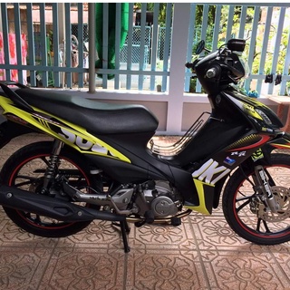 Tem rời suzuki axelo 125 vàng đen - tem chuẩn đẹp