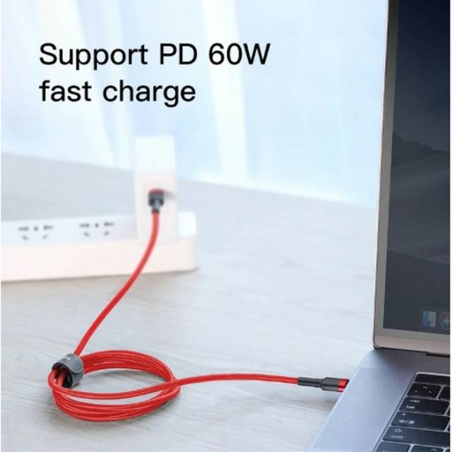 Dây Cáp Sạc Baseus Usb Type C 60 Wat Qc4.0 1 M Pd 3.0 Chất Lượng Cao