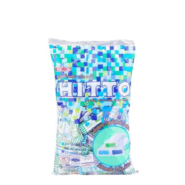 100 gói kẹo bạc hà HITTO Thái Lan