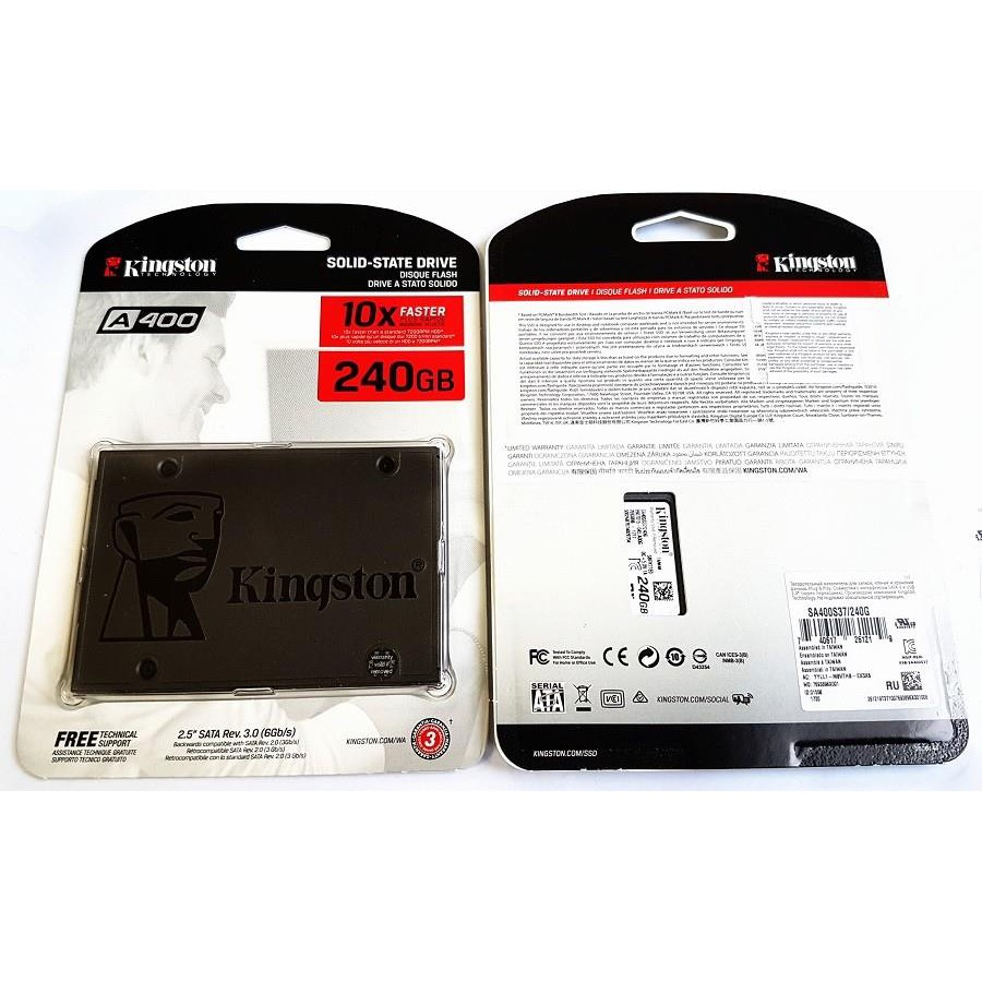 Ổ cứng SSD Kingston A400 240GB 2.5 inch SATA 3 chính hãng Vĩnh Xuân SPC | BigBuy360 - bigbuy360.vn