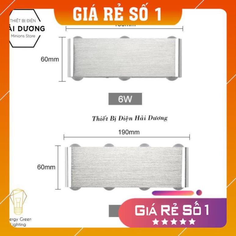 Giá rẻ số 1 - Đèn Hắt Tường 2 Đầu Chiếu Sáng DT-168 6w - DT-169 8w Ánh Sáng Trắng/Vàng - Led Siêu Sáng