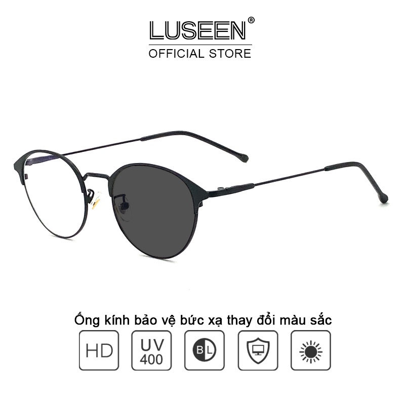 LUSEEN Kính Đổi Màu Chống Tia Cực Tím Và Tia Uv400 Cho Nam Và Nữ AG2201