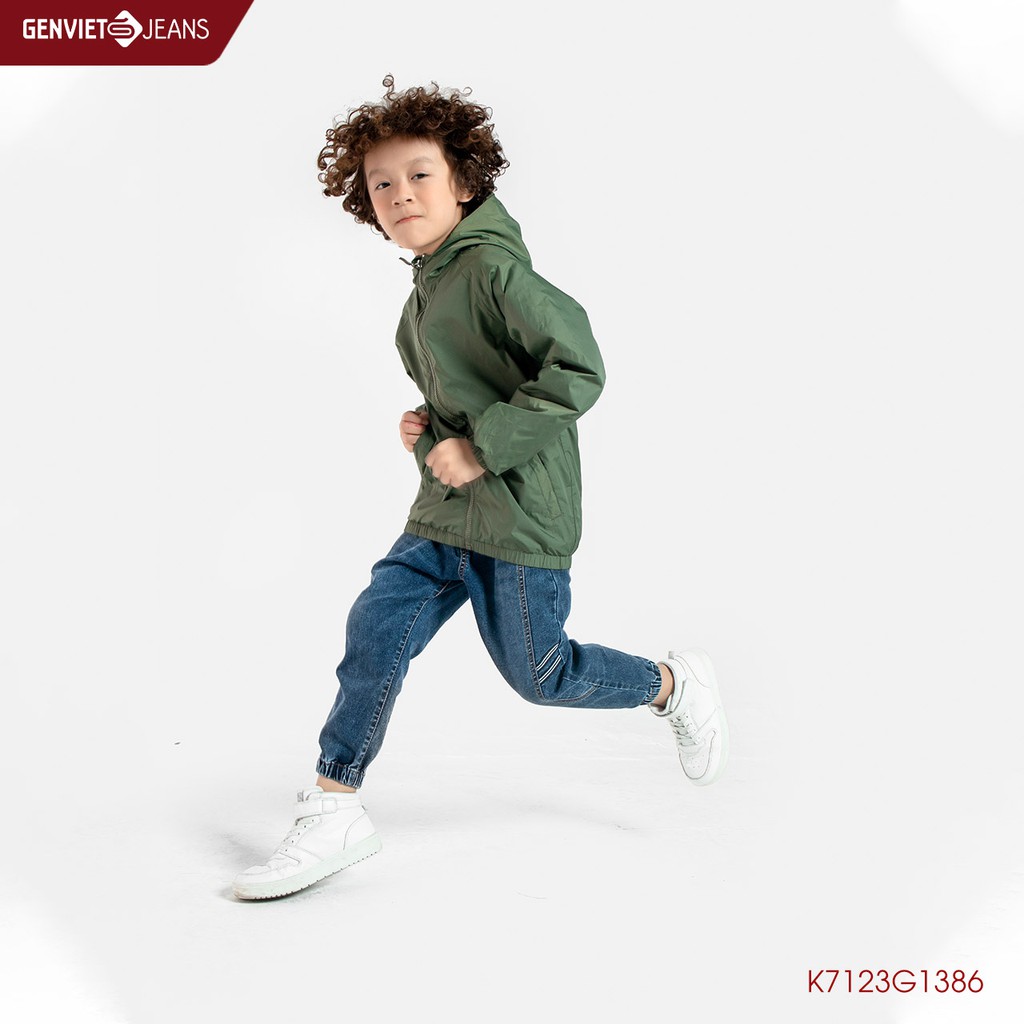 Áo khoác 2 lớp trẻ em K7123G1386 GENVIET KIDS JEANS