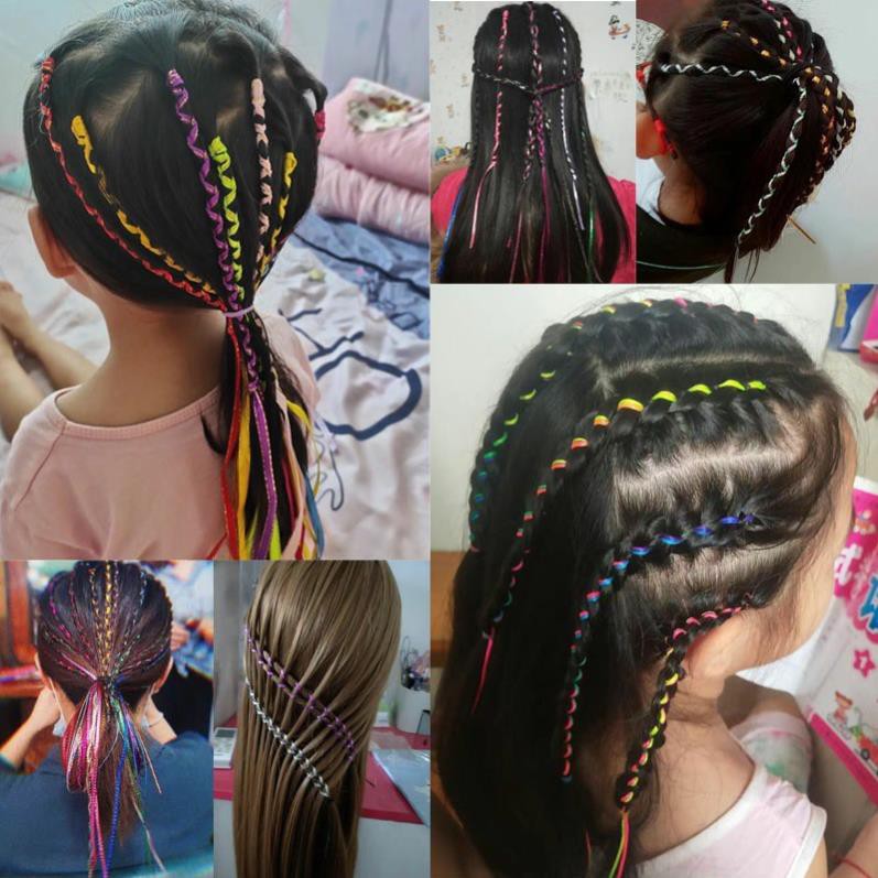 Phụ Kiện Tóc SOLANO Set 5 Dây Tết Tóc Hàn Quốc Hair Wrap Bohemian Nhiều Màu Xinh Xắn Cho Nữ FAH-001231