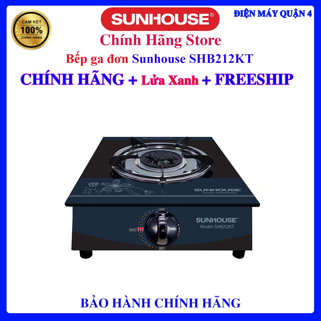 Bếp gas dương SUNHOUSE SHB212KT - Hàng chính hãng