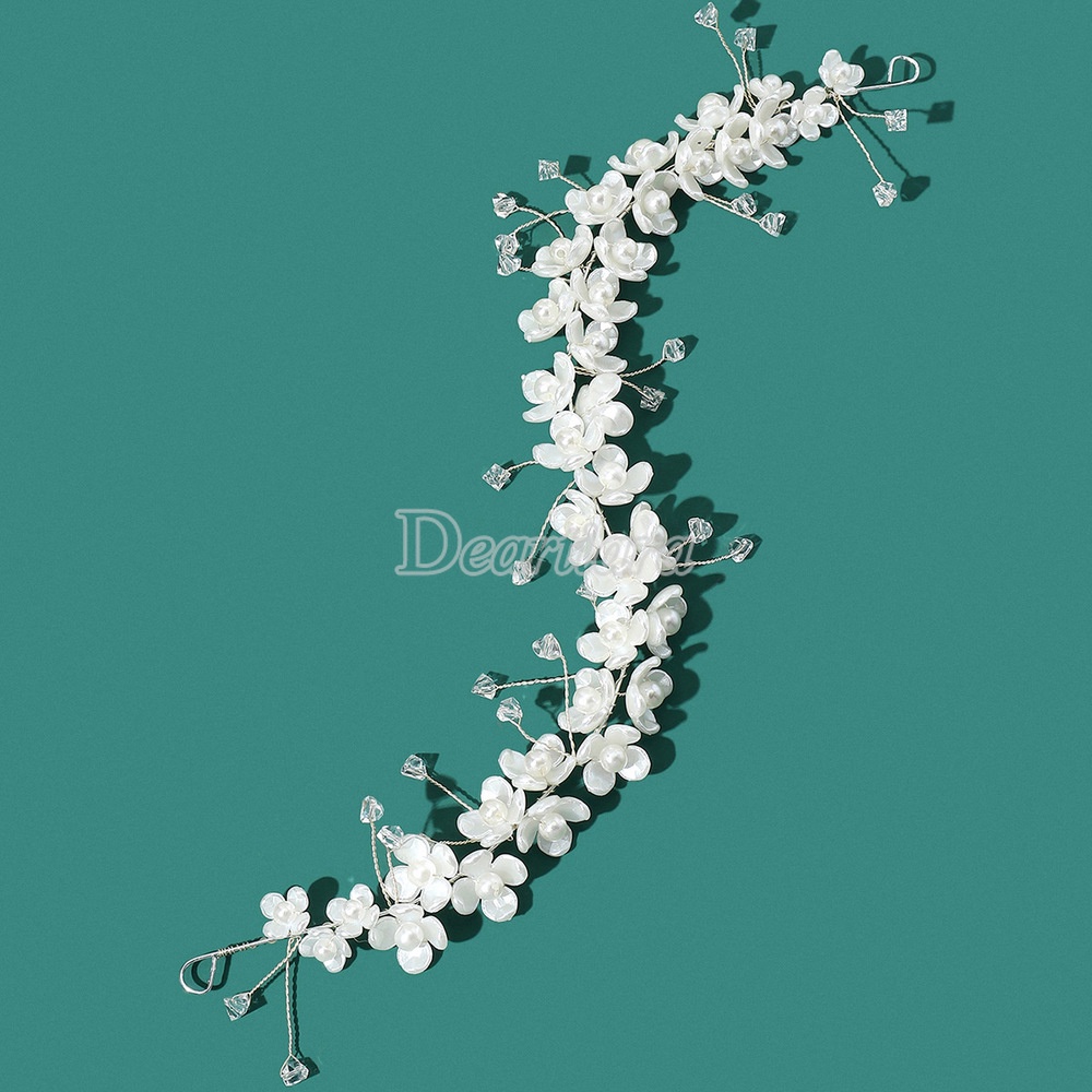 Vòng Hoa Cỏ Bốn Lá Thời Trang Cho Cô Dâu