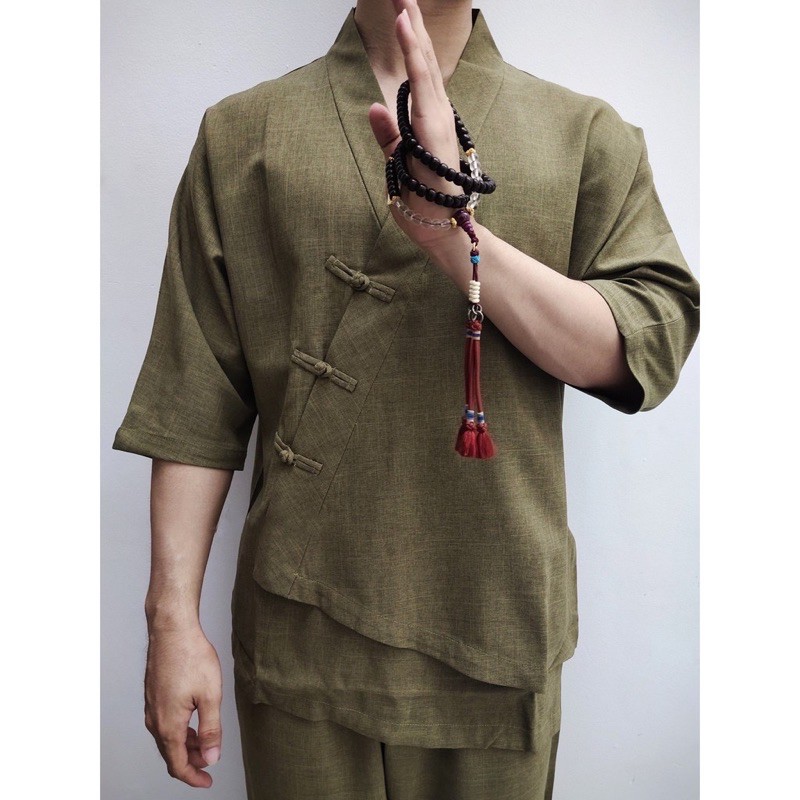 ĐỒ LAM ĐI CHÙA #Mã Freeship Xtra# Set Nam Cao Cấp SS1